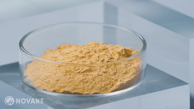 Product image of 98% 2,3,5,4′-THSG. The product is in light yellow powder form.